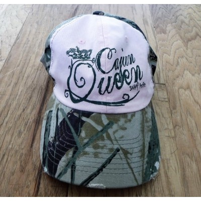 's Swap People Cajun Queen Pink Camo Adjustable Distressed Baseball Cap Hat  eb-36936420